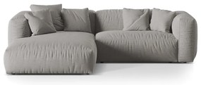 Világosszürke moduláris sarokkanapé (bal oldali) Martina – Micadoni Home