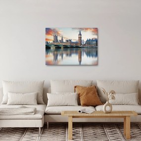 Kép - a Parlament londoni házai (70x50 cm)