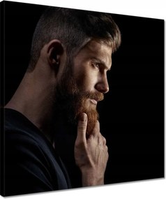 Vászonkép 40x40 Elmélkedő férfi