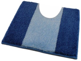 Fürdőszoba-szőnyeg ATHENA Kék - Kék / 60 x 60 cm WC kagyló elé, kivágással