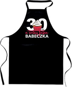 Konyhai Kötény fekete Születésnap 30 éves Muffin Női Ajándék FA_720_cz