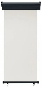 krémszínű oldalsó terasznapellenző 85 x 250 cm