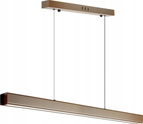 Modern Led-es Függőlámpa 32W 80cm Hosszúkás Gerenda Távirányító 3 Szín