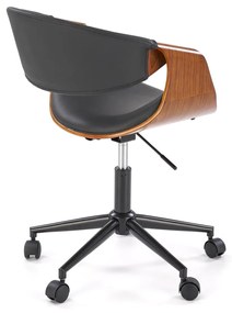 Irodai fotel Balbo (fekete + dió). 1092609