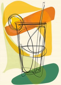 Poszter 25x35cm Művészi koktél