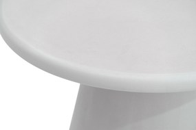 Clav kerek dohányzóasztal 60 cm - világosszürke