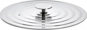 De Buyer 3460.02 - Univerzális fedő alacsony peremű 20-24 cm serpenyőkhöz, rozsdamentes acél