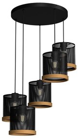 Csillár zsinóron BERIL 5xE27/60W/230V