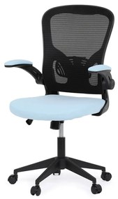 Scaun pivotant de birou albastru cu mecanism de pivotare. Capacitate de încărcare: . KA-V317