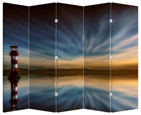 Paraván - Világítótorony a tengeren (210x170 cm)
