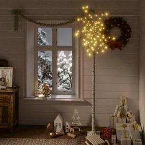 200 LED-es beltéri/kültéri meleg fehér fűz karácsonyfa 2,2 m
