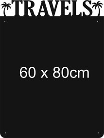 Nagy mágneses tábla nyaraláshoz 60x80 cm| Travels