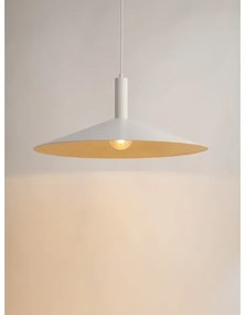 Csillár zsinóron CAPRI 1xE27/15W/230V átm. 70 cm fehér/arany