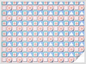 Ablakfólia Öntapadós Adatvédelem Geometrikus minták 200x146