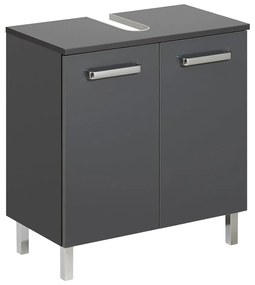 Sötétszürke mosdókagyló alatti szekrény 60x62 cm Set 311 - Pelipal