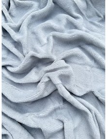 Mikroplüss lepedő Világosszürke Méret: 140x200cm