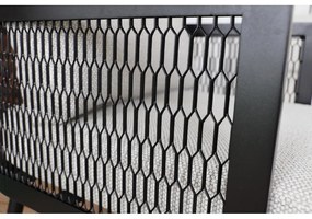 Szürke fém kerti fotel Edinburgh Duo – Rojaplast