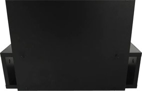 könyvespolc, fehér/fekete, VEVEY