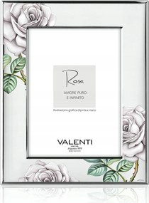 Képkeret festett rózsa motívummal 18x24 cm