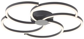 Brilliant - LED Dimmelhető mennyezeti lámpa FICO LED/32W/230V átm. 57 cm fekete