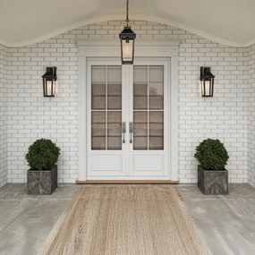 Quoizel QZ-BUCKLEY-M-MBK - Kültéri fali lámpa BUCKLEY M 1xE27/40W/230V IP44