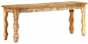 tömör újrahasznosított fapad 110 x 35 x 45 cm