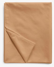 Goldea sima pamut lepedő - őszi barna 140 x 240 cm