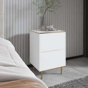 Éjjeliszekrény Imaj Marble White