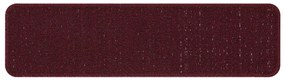 Lépcsőszőnyegek Latex Háttal Bordeaux 20x75 cm
