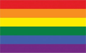 Flizelin fotótapéta Szivárvány Pride Egyenlőség színek 416x254 +ragasztó