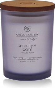 Szójagyertya Serenity &amp; Calm Chesapeake Lavender Thyme Bay közepes 1 db
