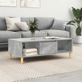 Dohányzóasztal Beton szürke 103,5 x 60 x 35 cm Faanyag