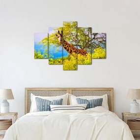 Egy kép egy zsiráfról Afrikában (150x105 cm)