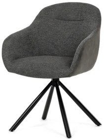 Autronic Étkezőszék szövet szürke DCH-Y1143 GREY2