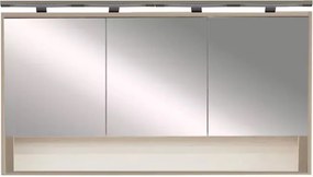 Luna 120 felső tükrös szekrény, Sonoma tölgy