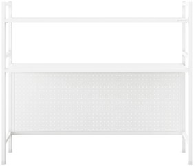 WENDY fém íróasztali feltét, 1150 x 980 x 220 mm, fehér