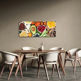 Kép - Egészséges ételek (120x50 cm)