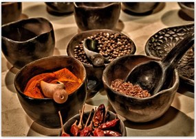 Poszterek 100x70 A világ fűszerei