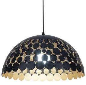 Csillár zsinóron LISA BLACK 1xE27/60W/230V