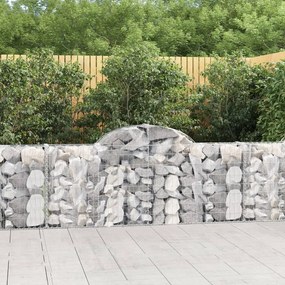 50 db íves horganyzott vas gabion kosár 200x30x80/100 cm