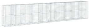 horganyzott vas gabion kosár fedéllel 1000 x 100 x 200 cm