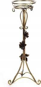 Fémből készült álló virágágyás egy virág számára