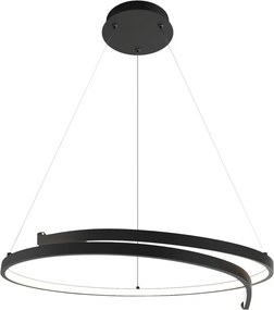 MILAGRO ML1583 Modern Led Függesztett Lámpa Fekete LED IP20