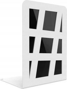 Könyvtámasz Kockás, fehér