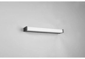 Matt fekete LED fali lámpa (hosszúság 42 cm) Fabio – Trio