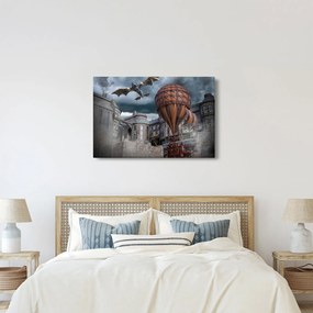 Kép - szürreális táj (90x60 cm)