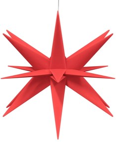 3 db összecsukható piros karácsonyi lámpa LED-del 43 cm