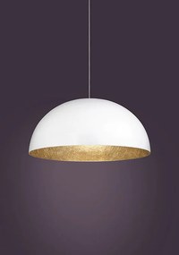 SIGMA LIGHTING 30127 SFERA Modern Függesztett Lámpa Fehér, Arany E27 IP20