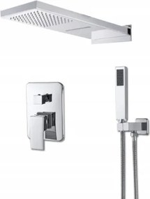 Zuhanyszett Falsík Alatti Vízesés Króm