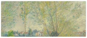 Kép - Claude Monet, The Willows, reprodukciók (120x50 cm)